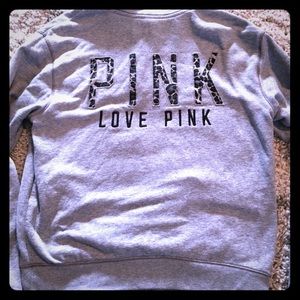 VS Pink Halfzip Sweatshirt